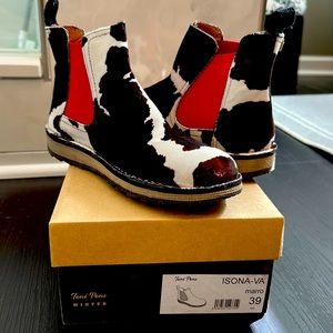 Toni Pons faux cowhide ankle boot